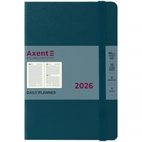 Фото Щоденник 2026 Axent Partner Strong 8819-26-31-A, 145x210 мм, малахітовий
