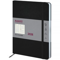 Фото Щоденник 2026 Axent Grand Strong 8830-26-01-A, 195x255 мм, чорний