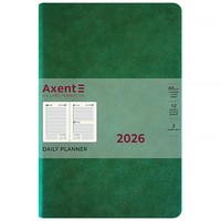 Фото Щоденник 2026 Axent Partner Soft Muse 8827-26-2-A, 145x210 мм, зелений