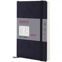 Фото Щоденник 2026 Axent Partner Soft Skin 8810-26-02-A, 145x210 мм, синій