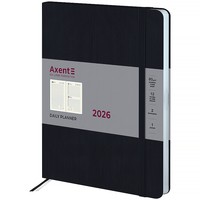 Фото Щоденник 2026 Axent Grand Lines 8831-26-01-A, 195x255 мм, чорний