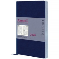 Фото Щоденник 2026 Axent Partner City Soft 8821-26-02-A, 145x210 мм, синій