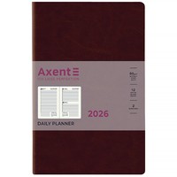 Фото Щоденник 2026 Axent Partner City Soft 8821-26-05-A, 145x210 мм, коричневий