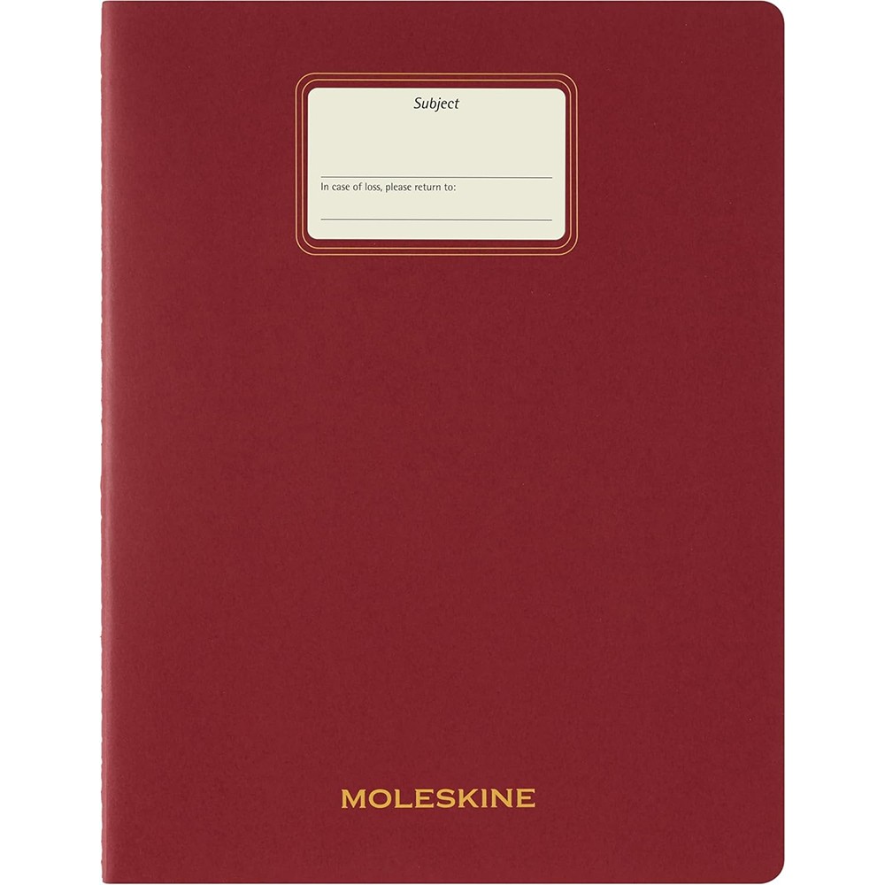Зошит Moleskine Cahier Student XXL Нелінований Бордо 8056999276904