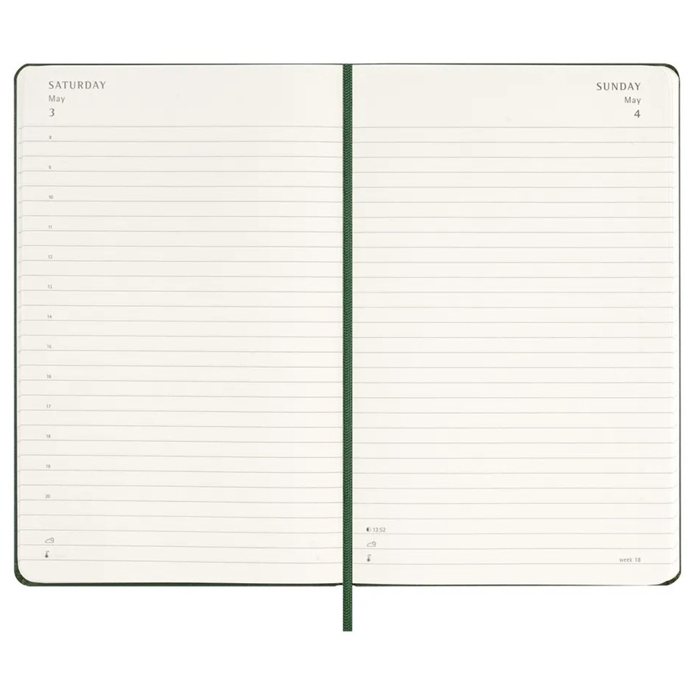 Щоденник Moleskine 2026 середній Миртовий Зелений 8056999275570