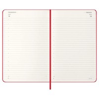 Фото Щоденник Moleskine 2026 середній Червоний 8056999274559
