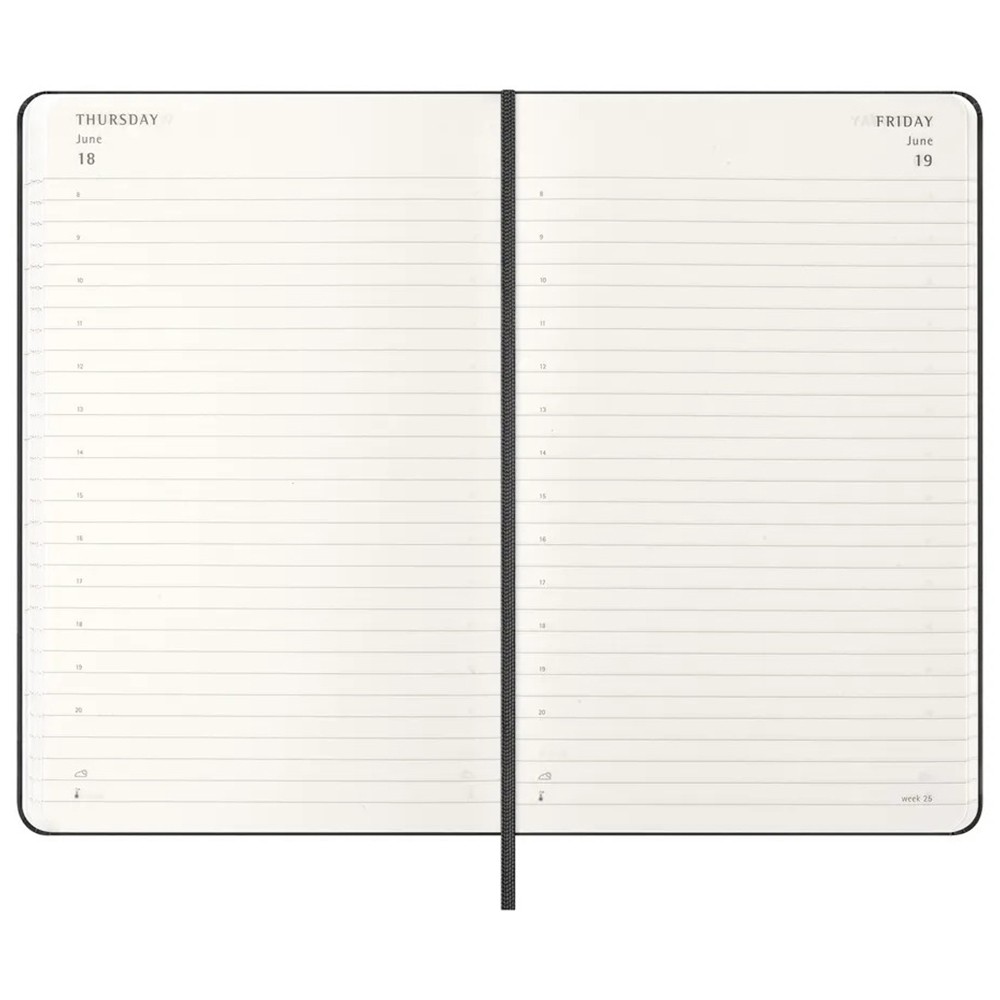 Щоденник Moleskine 2026 середній Чорний 8056999274542