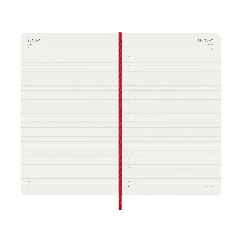 Щоденник Moleskine 2026 Peanuts середній Червоний 8056999274580