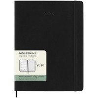 Фото Тижневик Moleskine 2026 великий М'який Чорний 8056999275266