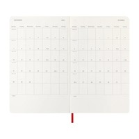 Фото Щотижневик Moleskine 2026 средний Мягкий Червоний 8056999274733