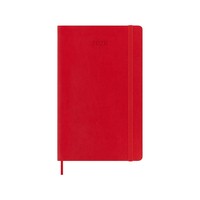 Щотижневик Moleskine 2026 средний Мягкий Червоний 8056999274733