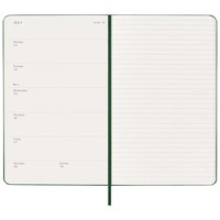 Фото Щотижневик Moleskine 2026 средний Миртовий Зелений 8056999275525