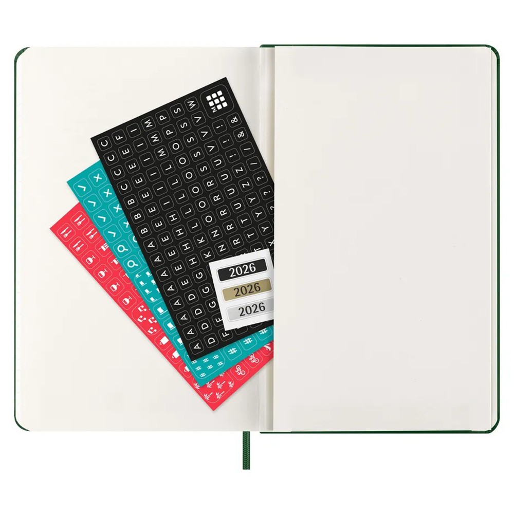 Щотижневик Moleskine 2026 средний Миртовий Зелений 8056999275525