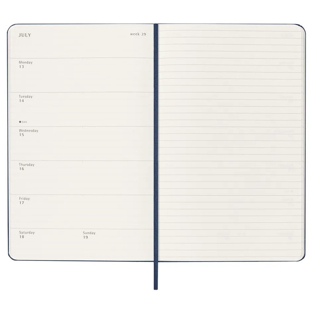 Щотижневик Moleskine 2026 средний Сапфір 8056999274672