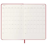 Фото Щотижневик Moleskine 2026 средний Червоний 8056999274696