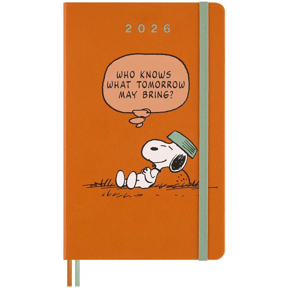 Щотижневик Moleskine 2026 Peanuts середній Помаранчевий 8056999277147