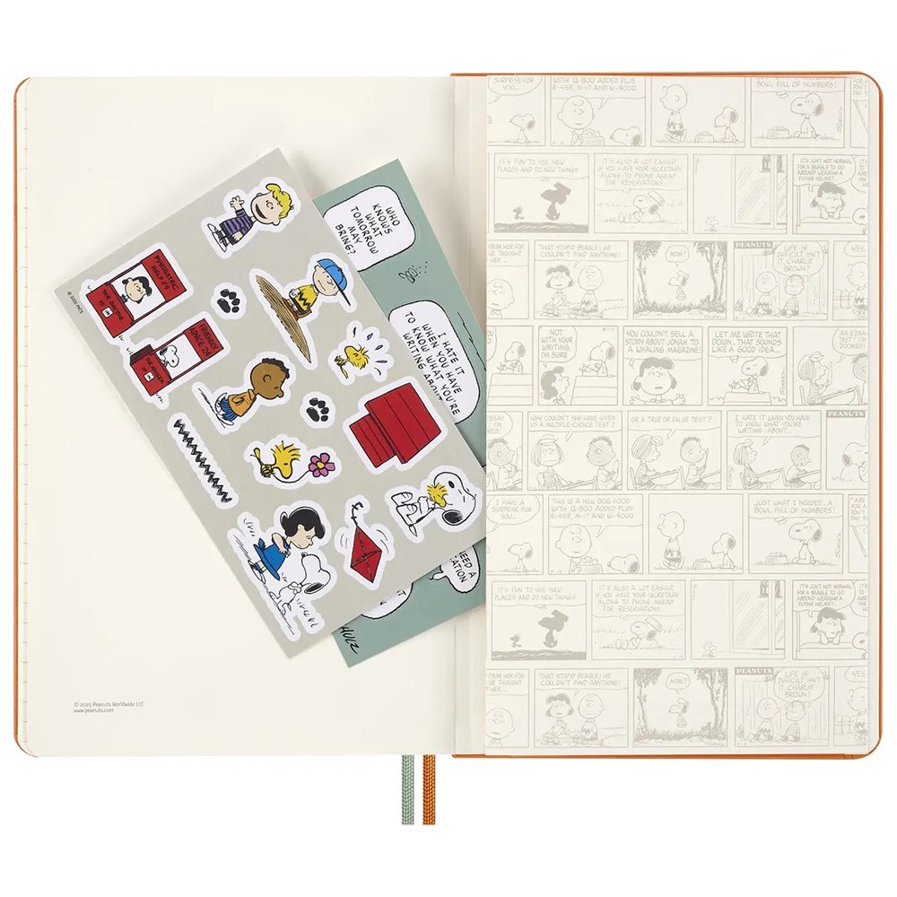 Щотижневик Moleskine 2026 Peanuts середній Помаранчевий 8056999277147