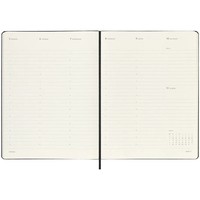 Фото Щотижневик Moleskine 2026 PRO Вертикальний великий Чорний 8056999274665