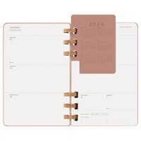 Фото Щотижневик Moleskine 2026 Spiral середній Мигдальний 8056999276485