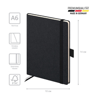 Фото Щоденник Brunnen 2026 Euro Компаньйон 10х14 см Strong чорний 10-736 66 906