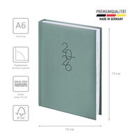 Фото Щоденник Brunnen 2026 кишеньковий Linesse морський зелений 73-736 69 566