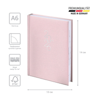 Фото Щоденник Brunnen 2026 кишеньковий Linesse пудровий 73-736 69 216