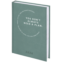 Фото Щоденник Brunnen 2026 кишеньковий Torino Trend бірюзовий холодний 73-736 38 536