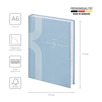 Фото Щоденник Brunnen 2026 кишеньковий Torino Trend блакитний 73-736 38 326