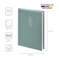 Фото Щоденник Brunnen 2026 Стандарт Linesse морський зелений 73-795 69 566