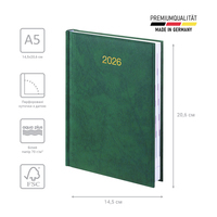 Фото Щоденник Brunnen 2026 Стандарт Miradur зелений 73-795 60 506