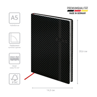 Фото Щоденник Brunnen 2026 Стандарт Soft Carbon чорний 73-795 31 906