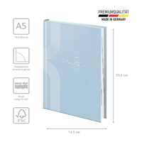 Фото Щоденник Brunnen 2026 Стандарт Torino Trend блакитний 73-795 38 326