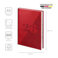 Фото Щоденник Brunnen 2026 Стандарт Torino Trend кораловий 73-795 38 246