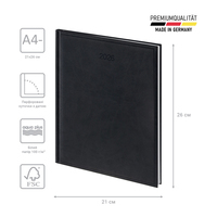 Фото Тижневик Brunnen 2026 Бюро Torino чорний 73-761 38 906