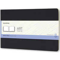 Фото Скетчбук Moleskine Art Cahier для Малювання 13 х 21 см 88 сторінок без лініювання Чорний 9788867323364