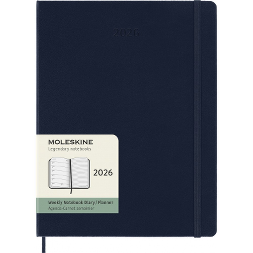 Тижневик Moleskine 2026 великий Сапфір 8056999275235