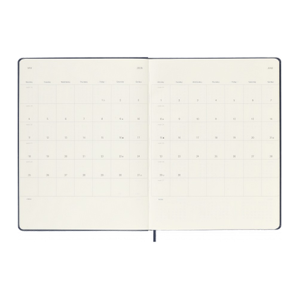 Тижневик Moleskine 2026 великий Сапфір 8056999275235