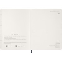 Фото Щотижневик Moleskine Essential 2026 XXL Вертикальний великий Сапфір 8056999276522