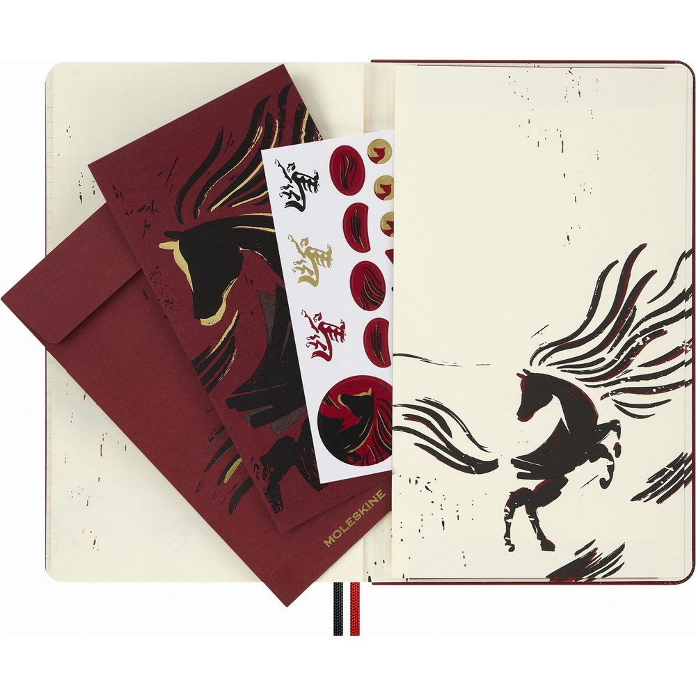 Блокнот Moleskine Year of the Horse середній Лінійка 8056999278519