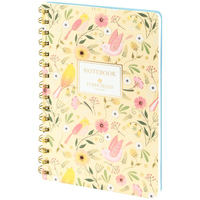 Фото Блокнот на спіралі Axent TR, Secret Garden 2 8473-2-A-TR, А5, 80 листів, клітина, тверда обкладинка