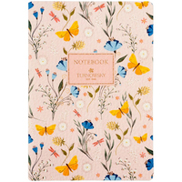 Фото Блокнот Axent TR, Secret Garden 1 8710-1-A-TR, А5, 60 листів, клітка, м'яка обкладинка