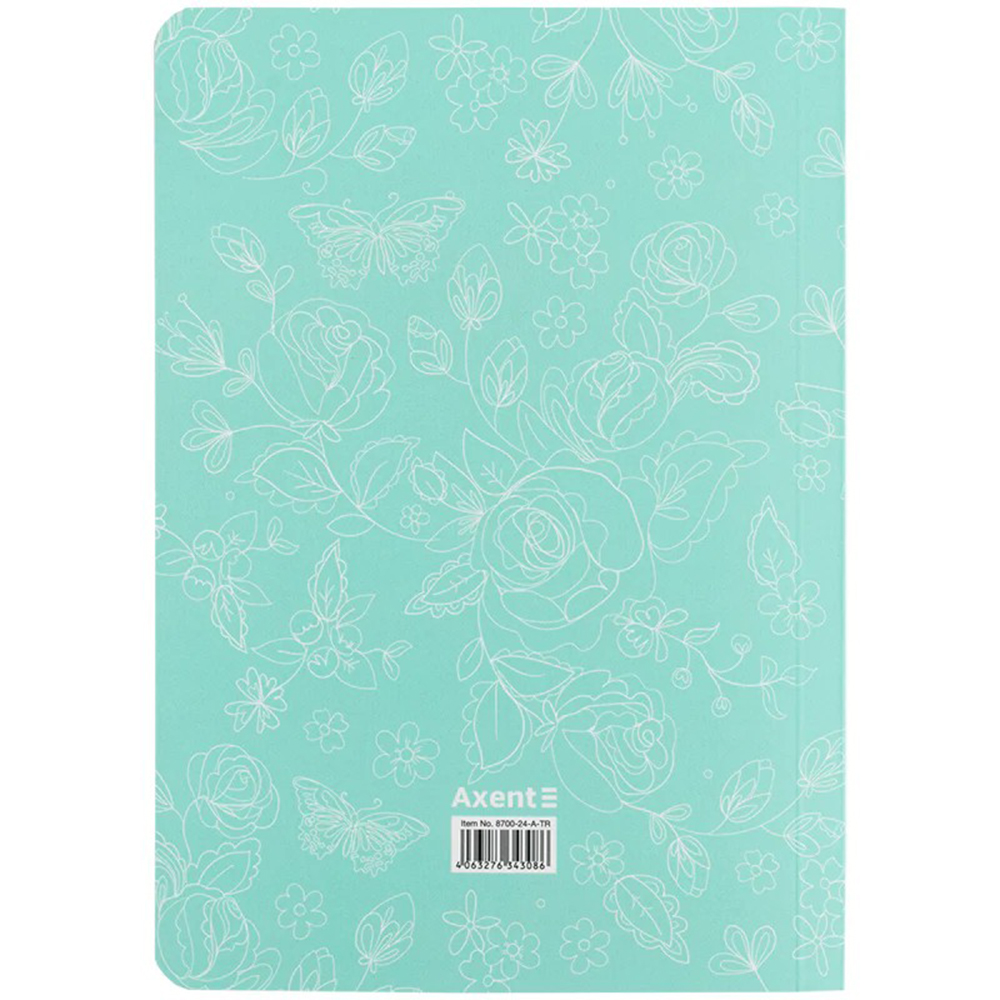Блокнот Axent TR, Morning Dew 2 8700-24-A-TR, А5, 80 листів, клітка, м'яка обкладинка