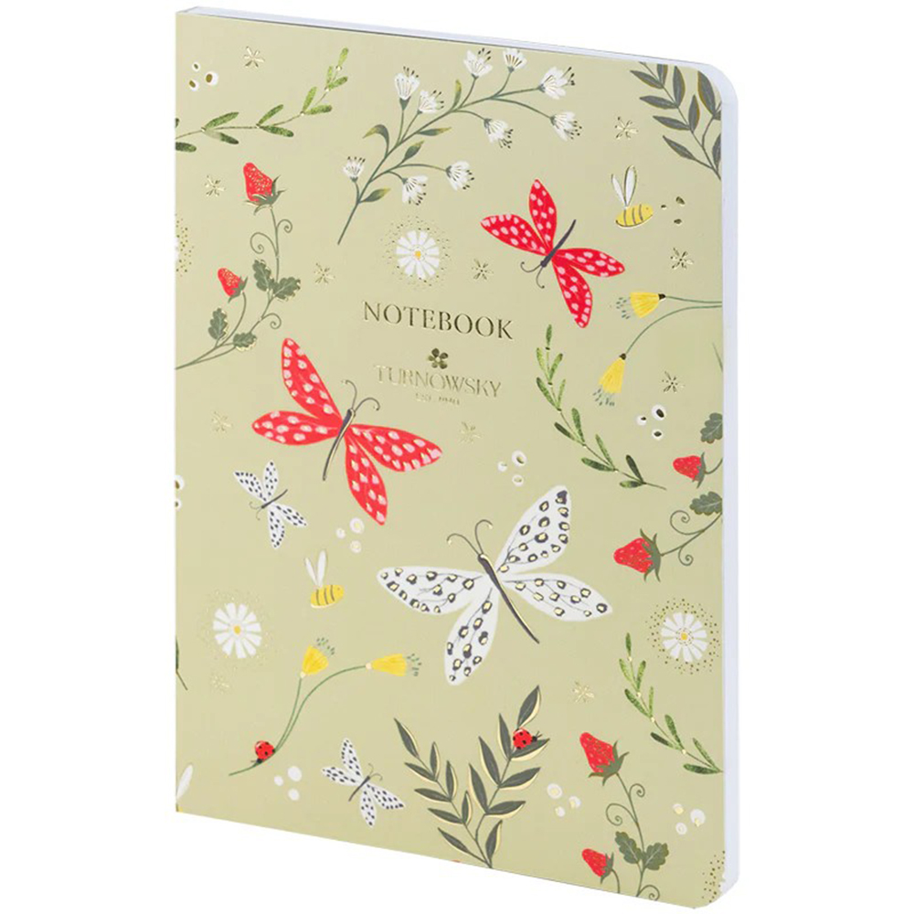 Блокнот Axent TR, Secret Garden 2 8700-18-A-TR, А5, 80 листів, клітка, м'яка обкладинка