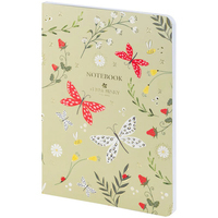 Блокнот Axent TR, Secret Garden 2 8700-18-A-TR, А5, 80 листів, клітка, м'яка обкладинка