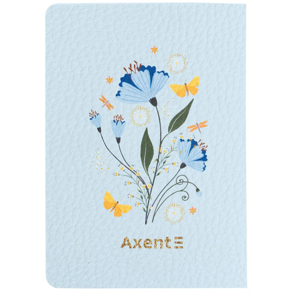 Блокнот Axent TR, Secret Garden 1 8711-1-A-TR, А6, 60 листів, клітка, м'яка обкладинка