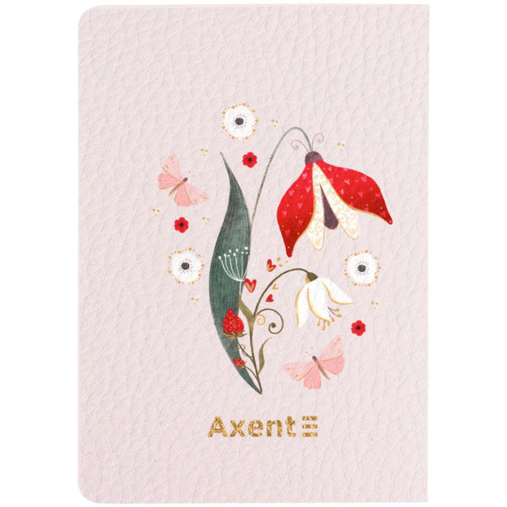 Блокнот Axent TR, Secret Garden 2 8711-2-A-TR, А6, 60 листів, клітка, м'яка обкладинка
