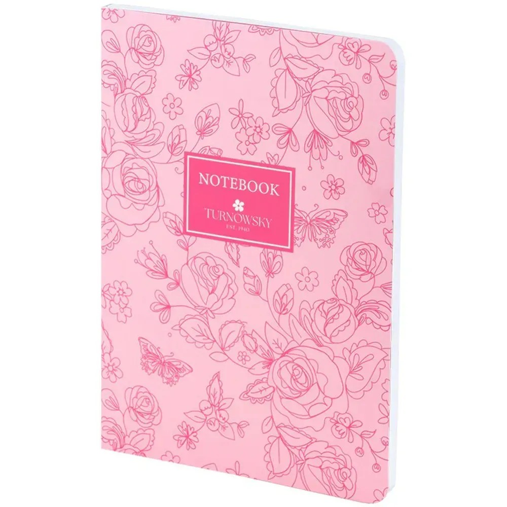 Блокнот Axent Morning Dew 3 8700-25-A-TR, А5, 80 листів, клітка, м'яка обкладинка