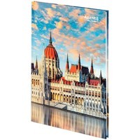 Фото Книга записна Axent City, Budapest 8425-8-A, А4- 203х273 мм, 96 аркушів, клітинка