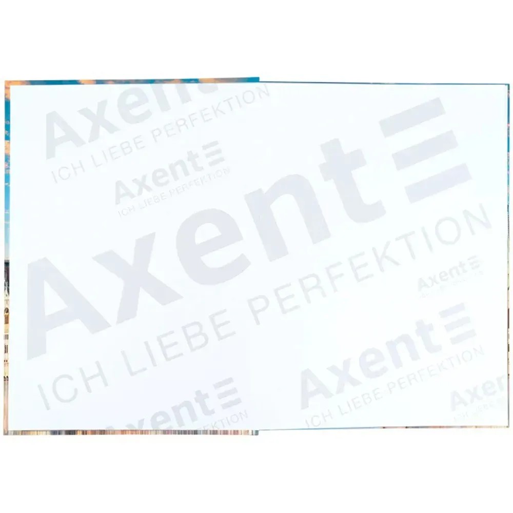 Книга записна Axent City, Budapest 8425-8-A, А4- 203х273 мм, 96 аркушів, клітинка