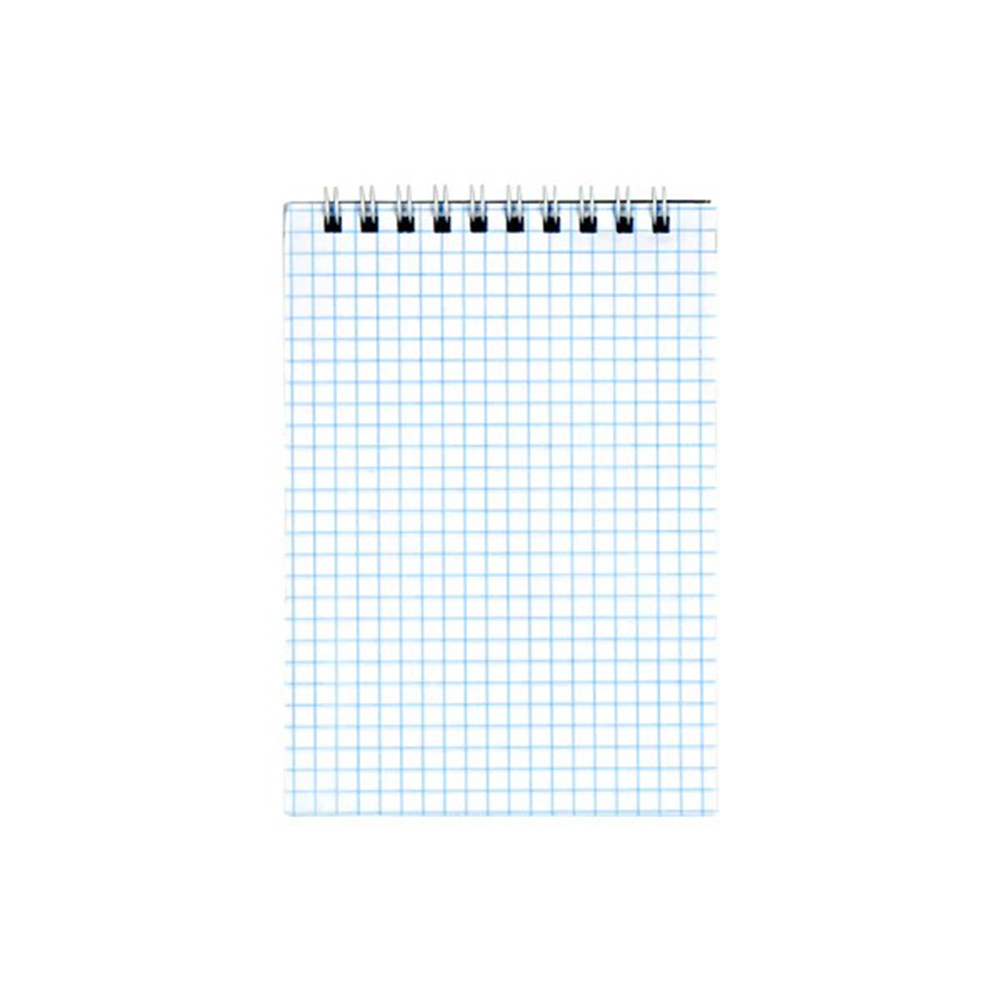 Блокнот на спіралі Axent Delta D8011-01, A6, 48 листів, клітина, гнучка обкладинка